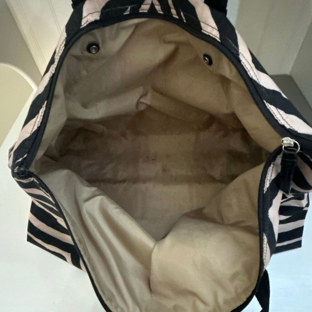 COACH Zebra Print Tote Bag with Bonus Bag - Picture 5 of 9